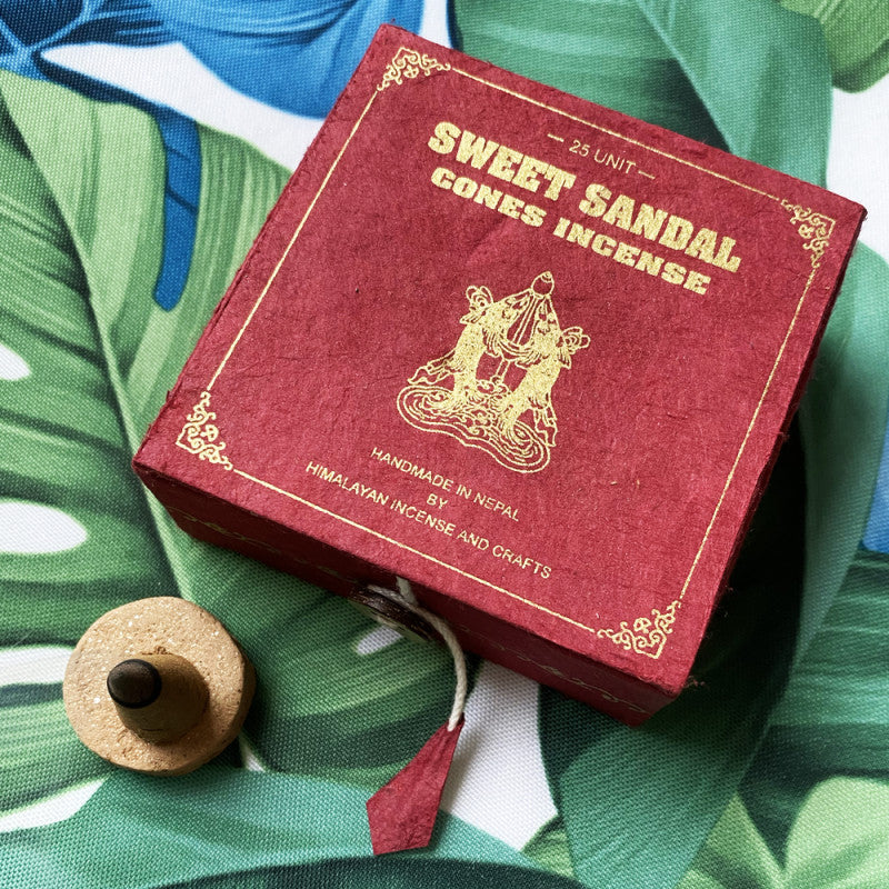 SWEET SANDALWOOD CONES INCENSE: