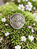 Peace Symbol  Sterling Silver Ring