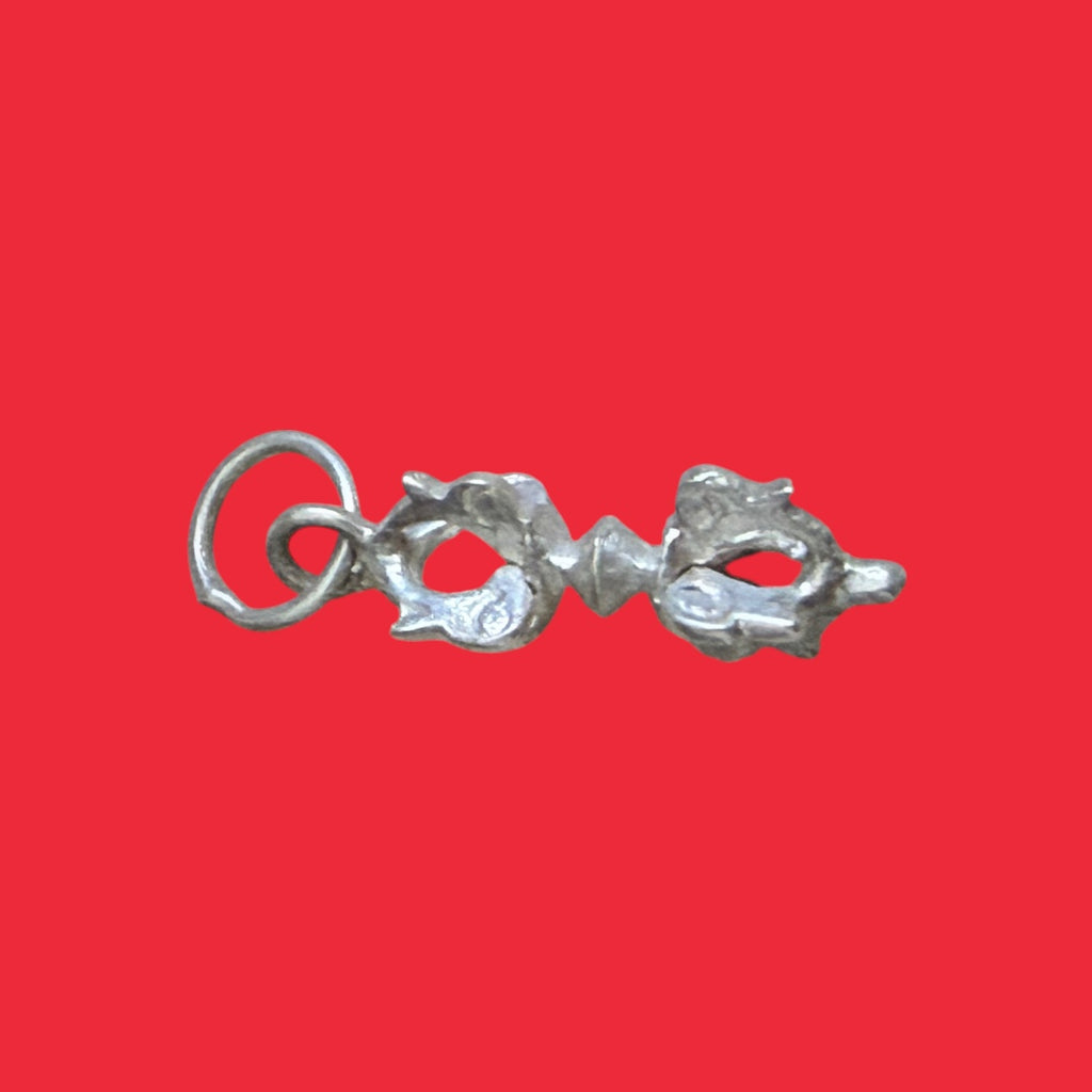 Sterling Silver Dorje ( Vajra) Pendant