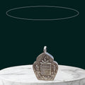 Kalachakra Sterling Silver Amulet ( Gau) Pendant