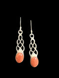 Sunstone Sterling Silver Earring