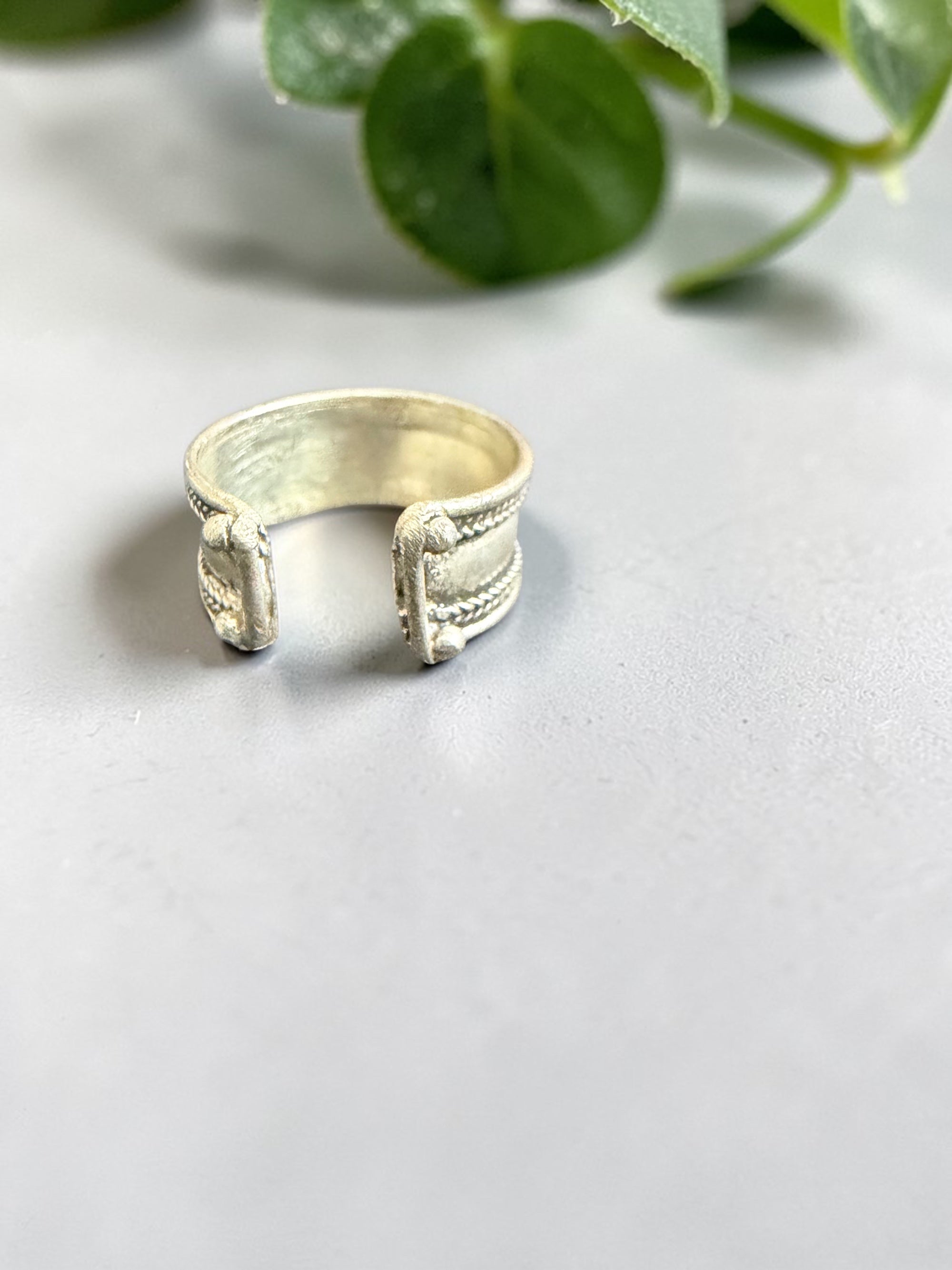 Himalayan Adjustable Sterling Silver Ring