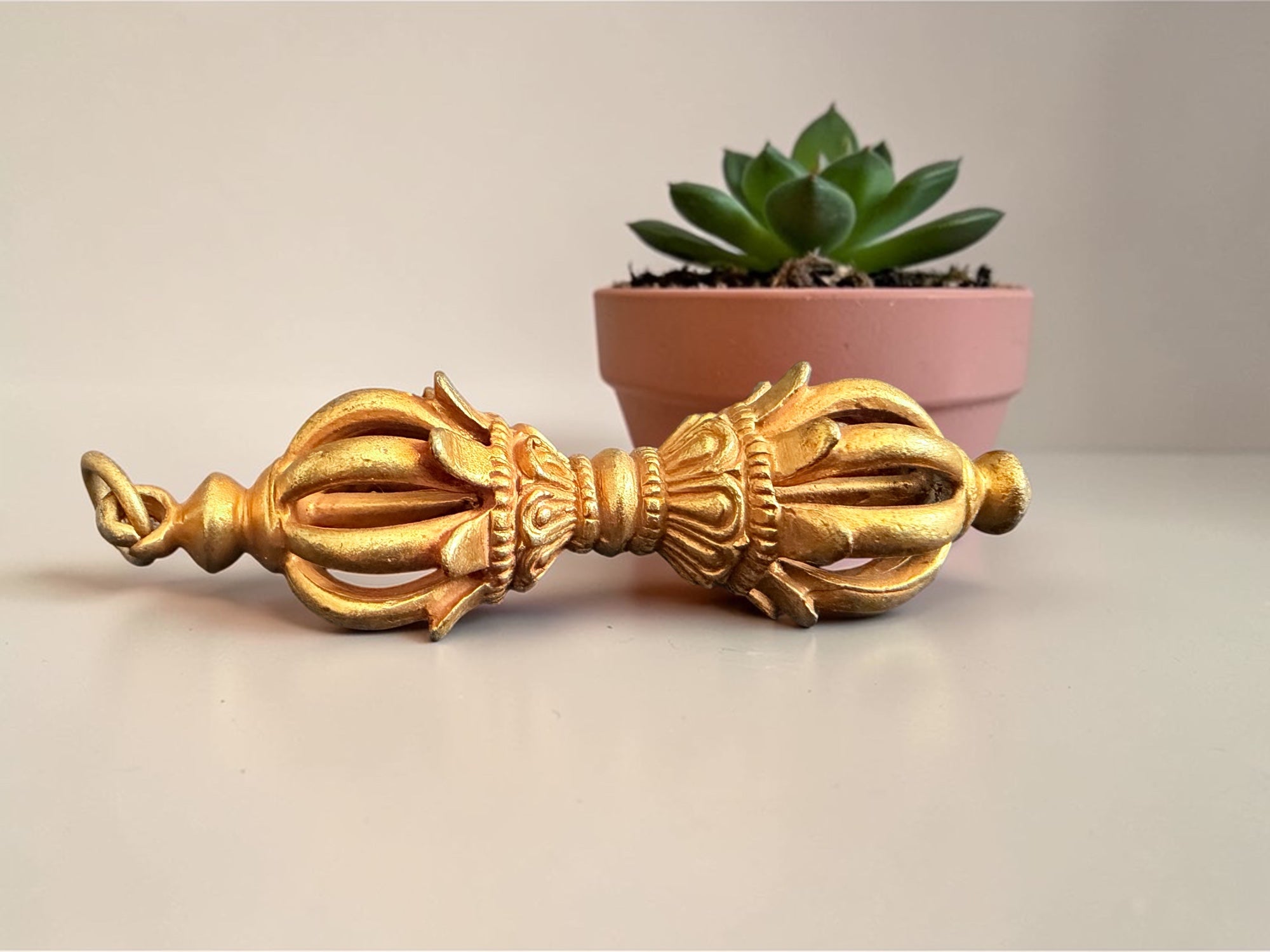 Gold Plated Copper High Quality Vajra Pendent