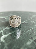 Flower design Sterling Silver Ring