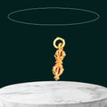 Gold Plated Vajra (Dorje) Pendant