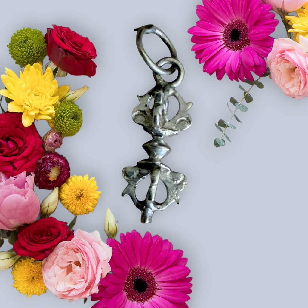 Sterling Silver Dorje ( Vajra) Pendant