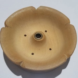 TIBETAN WOODEN INCENSE BURNER