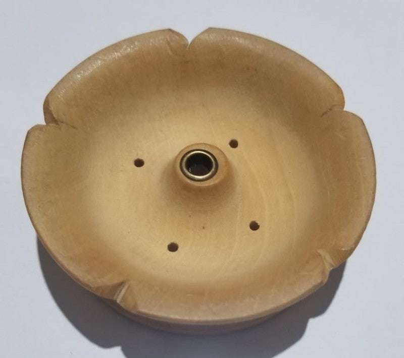 TIBETAN WOODEN INCENSE BURNER