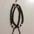 Antique Tibetan Yak Bone Mala with Counter
